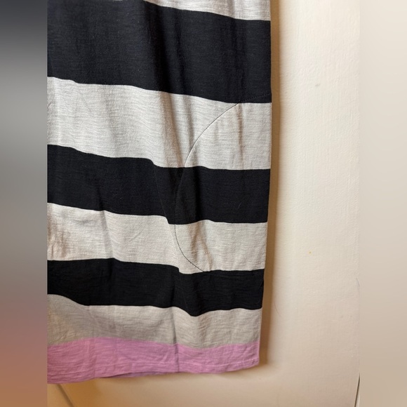 NWT ATM Anthony Thomas Melillo Striped Cotton Shift Sleeveless Mini Dress Medium - Picture 6 of 12